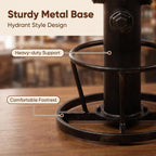 Vintage Bistro Table Height Adjustable 38.6-44.4inch Industrial