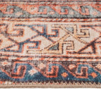 Vintage Cotton Runner Rug Machine Washable Stain-Resistant