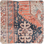 Vintage Cotton Runner Rug Machine Washable Stain-Resistant