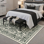 Vintage Rugs Living Room Rug Washable Carpet