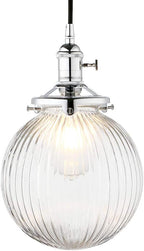 Vintage Edison Switch Pendant Light Fiting with Ribbed