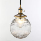 Vintage Edison Switch Pendant Light Fiting with Ribbed