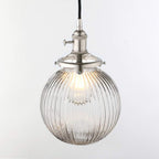 Vintage Edison Switch Pendant Light Fiting with Ribbed