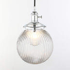 Vintage Edison Switch Pendant Light Fiting with Ribbed