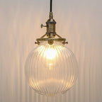 Vintage Edison Switch Pendant Light Fiting with Ribbed