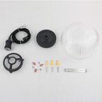 Vintage Edison Switch Pendant Light Fiting with Ribbed