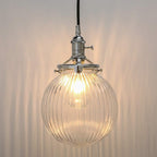 Vintage Edison Switch Pendant Light Fiting with Ribbed