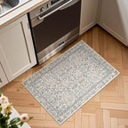 Vintage Floral Door Mat 60x90CM Entryway Rug Machine