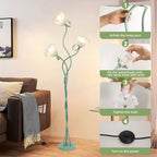Vintage Flower Floor Lamp 3 Colour Temperatures LED