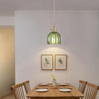 Vintage Glass Pendant Light with E27 Socket