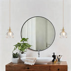Vintage Glass Pendant Light with E27 Socket