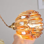 Vintage Glass Pendant Light with E27 Socket