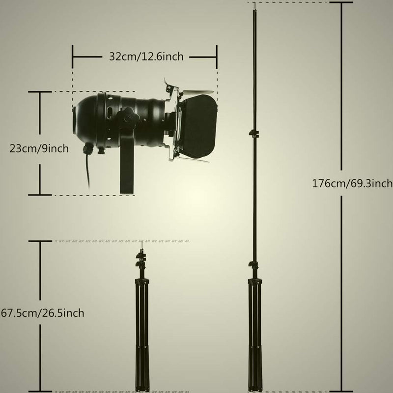 Vintage Industrial Retro Tripod Adjustable Floor Lamp Parking