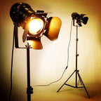 Vintage Industrial Retro Tripod Adjustable Floor Lamp Parking