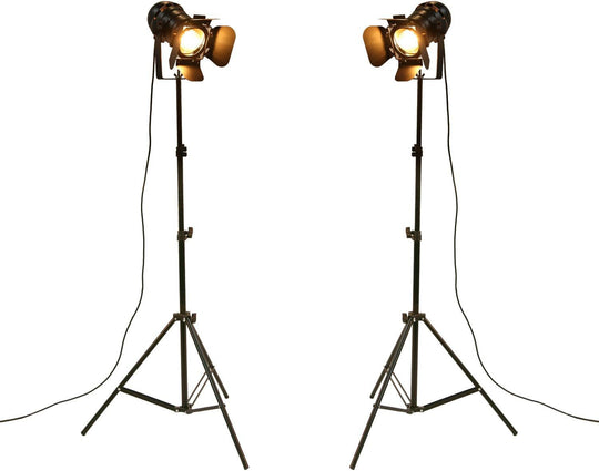 Vintage Industrial Retro Tripod Adjustable Floor Lamp Parking