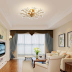 Vintage K9 Clear Crystal Chandeliers Ceiling Lighting Pendant