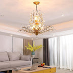 Vintage K9 Clear Crystal Chandeliers Ceiling Lighting Pendant