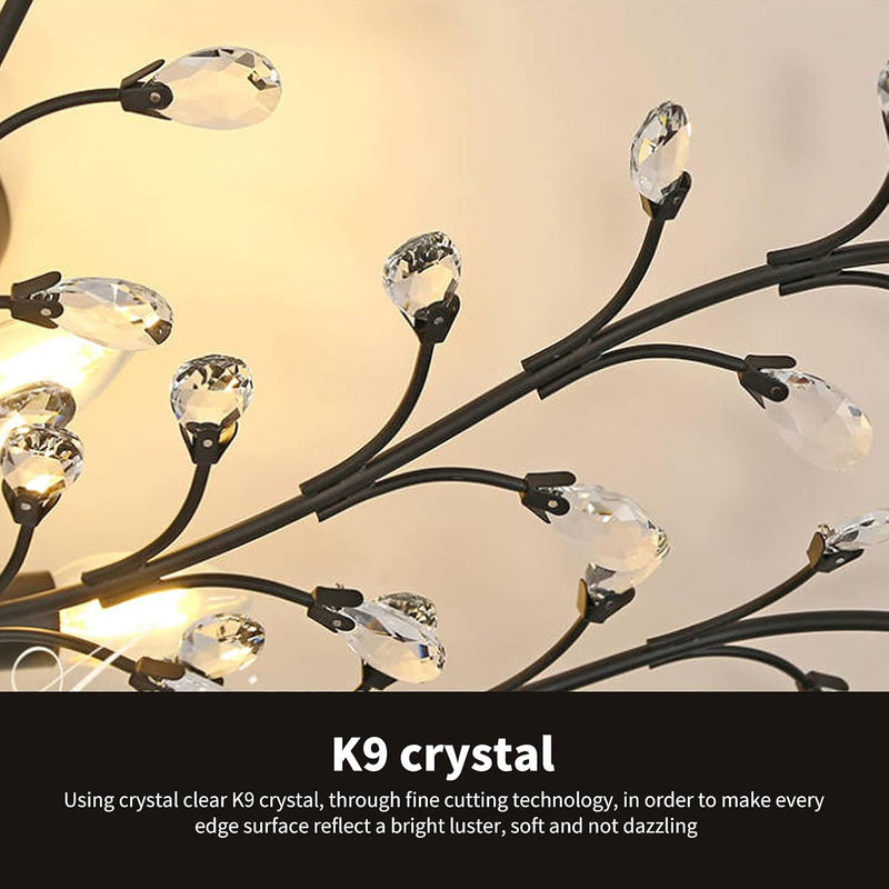Vintage K9 Clear Crystal Chandeliers Lighting 3 Lights