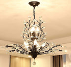 Vintage K9 Clear Crystal Chandeliers Ceiling Lighting Pendant