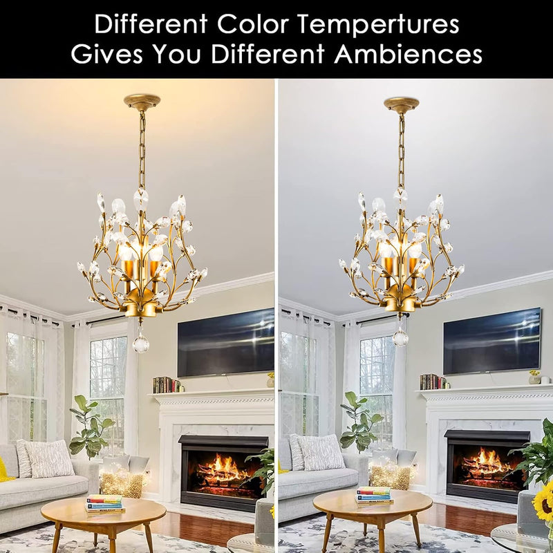 Vintage K9 Clear Crystal Chandeliers Lighting 3 Lights