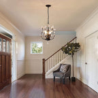 Vintage K9 Clear Crystal Chandeliers Lighting 3 Lights