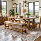 Vintage Large Nonslip Washable Rug Living Room