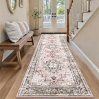 Vintage Large Nonslip Washable Rug Living Room