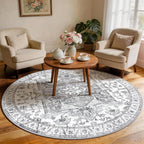 Vintage Large Nonslip Washable Rug Living Room