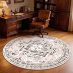 Vintage Large Nonslip Washable Rug Living Room