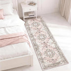 Vintage Large Nonslip Washable Rug Living Room