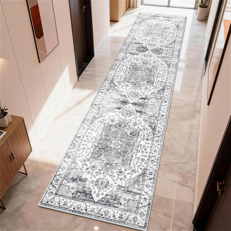 Vintage Large Nonslip Washable Rug Living Room