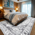 Vintage Large Nonslip Washable Rug Living Room