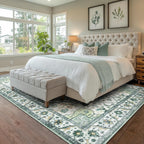 Vintage Large Nonslip Washable Rug Living Room