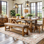 Vintage Large Nonslip Washable Rug Living Room