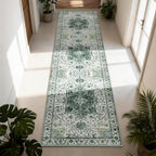 Vintage Large Nonslip Washable Rug Living Room