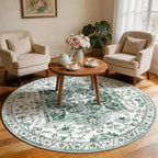 Vintage Large Nonslip Washable Rug Living Room