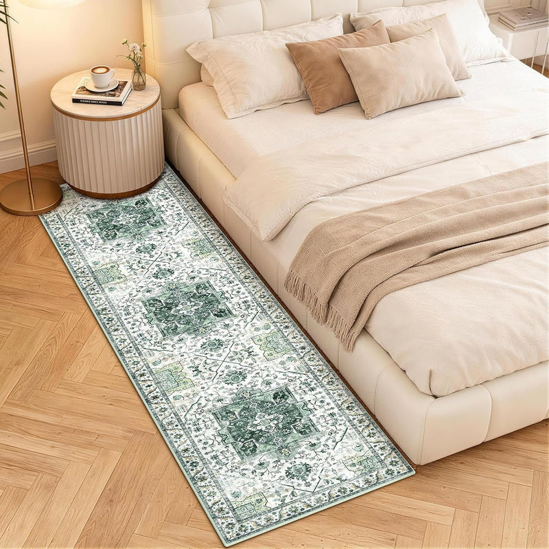Vintage Large Nonslip Washable Rug Living Room