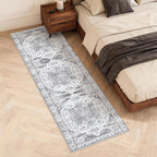 Vintage Large Nonslip Washable Rug Living Room