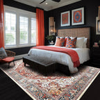 Vintage Large Nonslip Washable Rug Living Room
