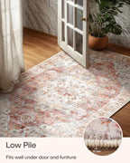 Vintage Large Nonslip Washable Rug Living Room