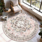 Vintage Large Nonslip Washable Rug Living Room