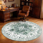 Vintage Large Nonslip Washable Rug Living Room