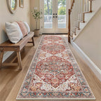 Vintage Large Nonslip Washable Rug Living Room