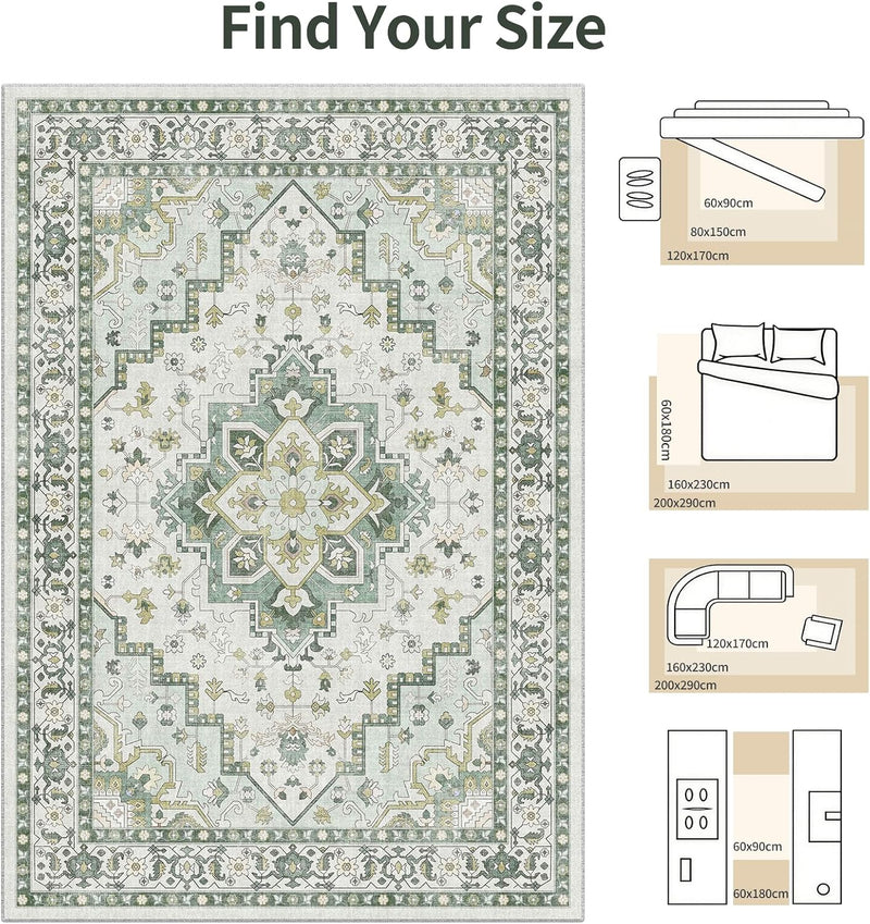 Vintage Large Rugs Living Room Soft