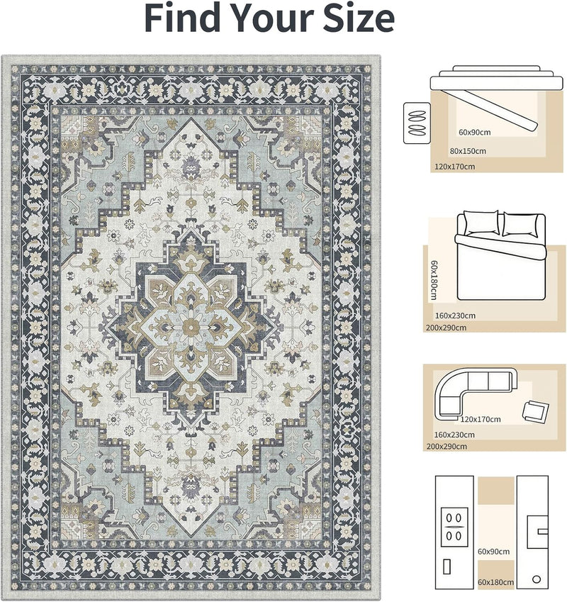 Vintage Large Rugs Living Room Soft