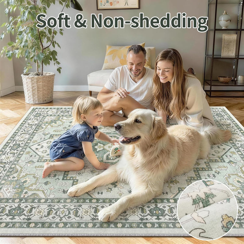 Vintage Large Rugs Living Room Soft