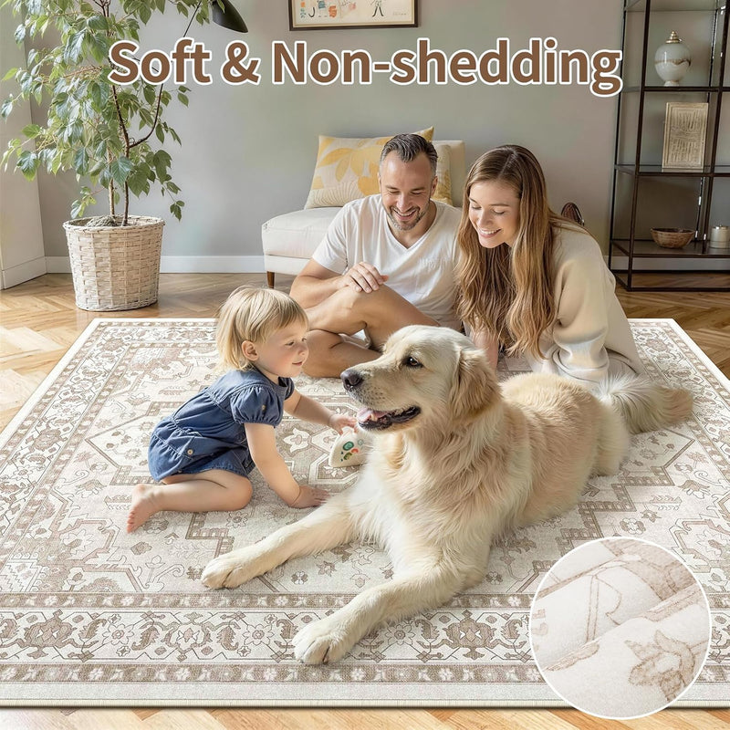 Vintage Large Rugs Living Room Soft