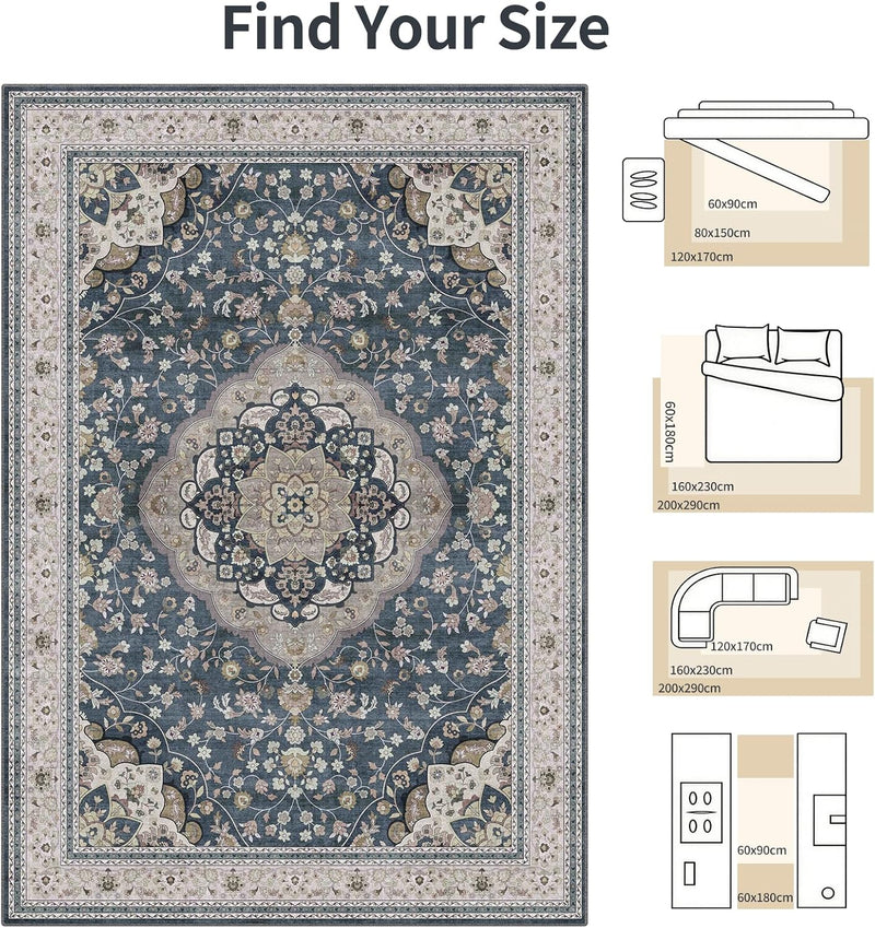 Vintage Large Rugs Living Room Soft