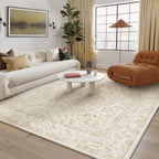 Vintage Living Room Area Rug Machine Washable