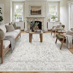 Vintage Living Room Area Rug Machine Washable